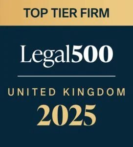 Logo for Legal 500's Top Tier Firms